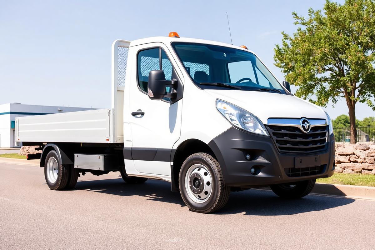 Opel Movano con pianale disponibile a noleggio